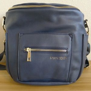Fawn Design Mini Backpack Navy Blue Vegan